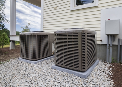 Heating and air conditioning units.